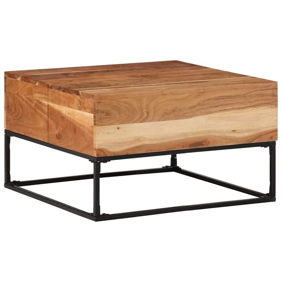 vidaXL Couchtisch 68x68x41 cm Massivholz Akazie