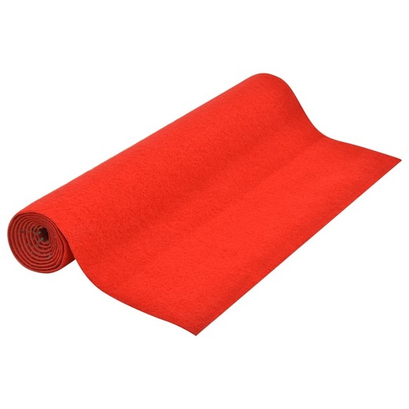 vidaXL Kunstrasen mit Noppen 5x1,33 m Rot