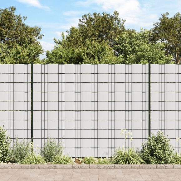 vidaXL Garten-Sichtschutz PVC 70x0,19 m Weiß
