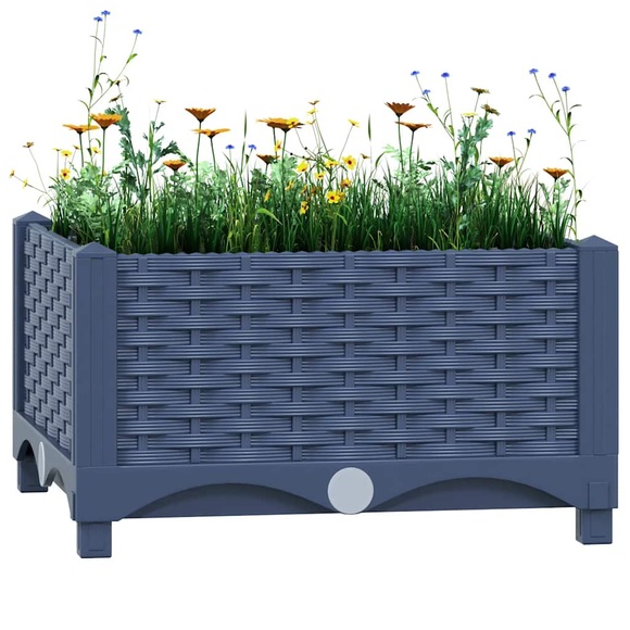 vidaXL Hochbeet 40x40x23 cm Polypropylen