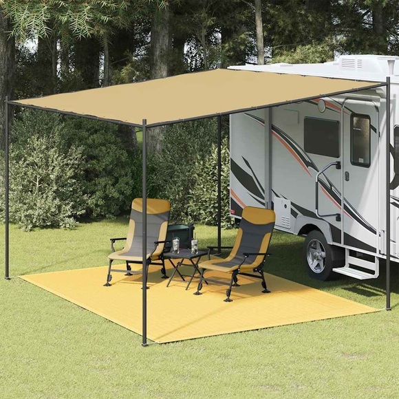 vidaXL Zeltteppich 300x400 cm Beige