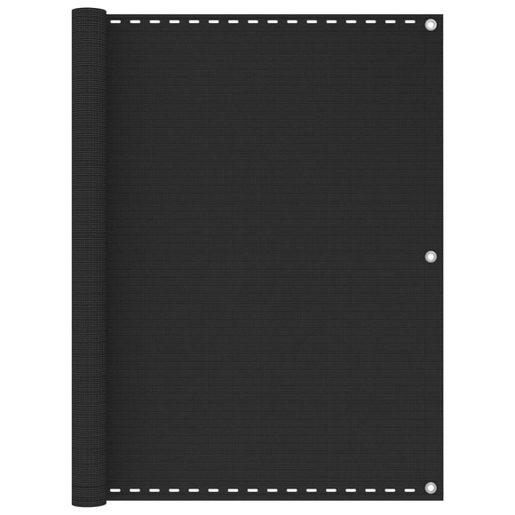vidaXL Balkon Sichtschutz Anthrazit 120x600 cm HDPE