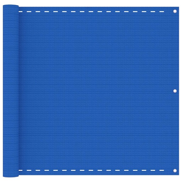 vidaXL Balkon-Sichtschutz Blau 90x300 cm HDPE