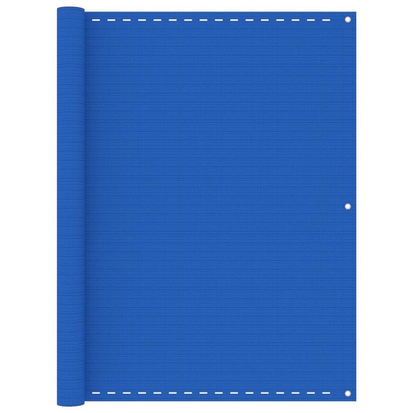 vidaXL Balkon-Sichtschutz Blau 120x600 cm HDPE