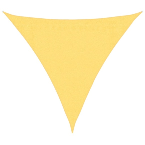 vidaXL Sonnensegel 160 g/m² Beige 3x3x3 m HDPE
