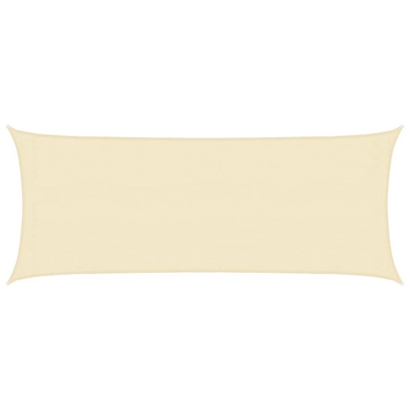 vidaXL Sonnensegel 160 g/m² Creme 2x4,5 m HDPE