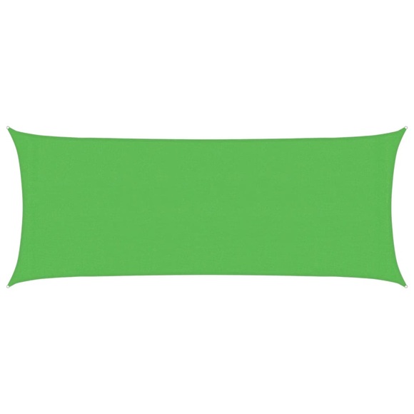 vidaXL Sonnensegel 160 g/m² Hellgrün 2x5 m HDPE