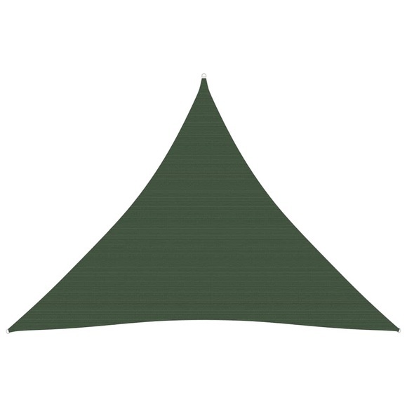vidaXL Sonnensegel 160 g/m² Dunkelgrün 5x5x5 m HDPE