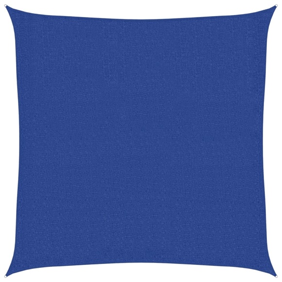 vidaXL Sonnensegel 160 g/m² Blau 2x2 m HDPE