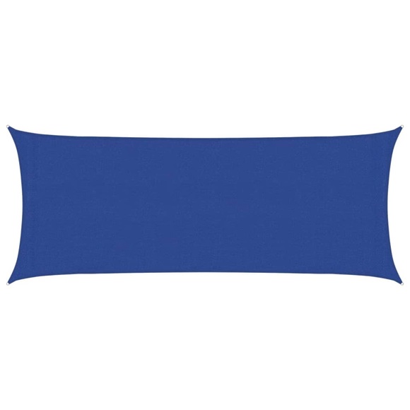 vidaXL Sonnensegel 160 g/m² Blau 2x4,5 m HDPE