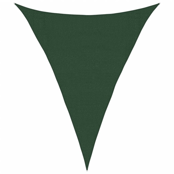 vidaXL Sonnensegel 160 g/m² Dunkelgrün 3x4x4 m HDPE