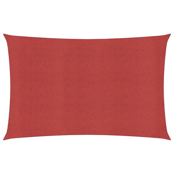 vidaXL Sonnensegel 160 g/m² Rot 2,5x4,5 m HDPE