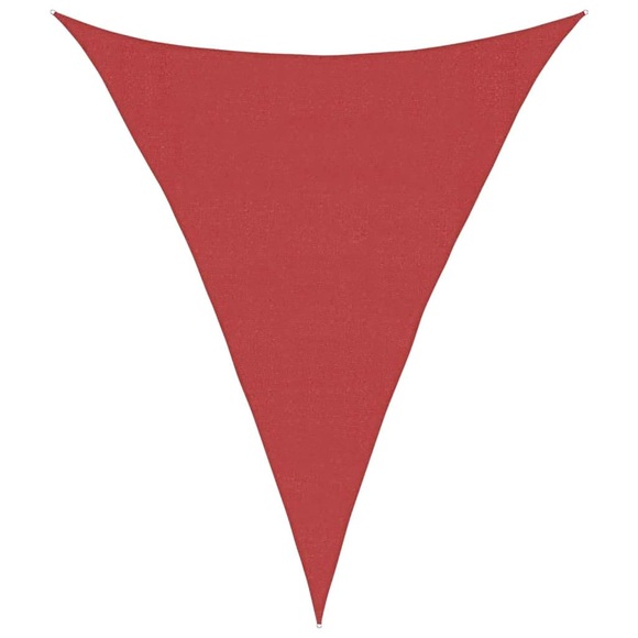 vidaXL Sonnensegel 160 g/m² Rot 5x6x6 m HDPE