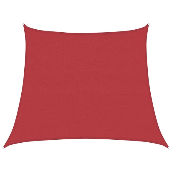 vidaXL Sonnensegel 160 g/m² Rot 3/4x3 m HDPE