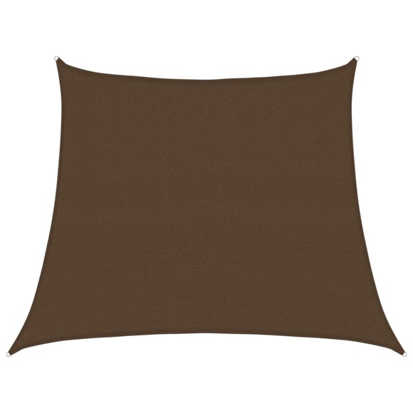 vidaXL Sonnensegel 160 g/m² Braun 3/4x3 m HDPE