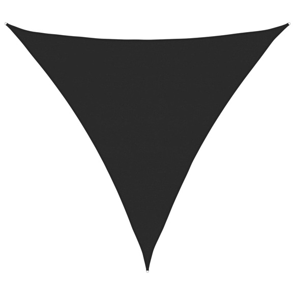 vidaXL Sonnensegel 160 g/m² Schwarz 5x5x5 m HDPE