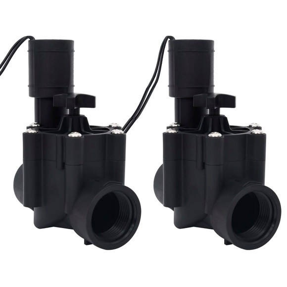 vidaXL Magnetventile für Wasserbewässerung 2 Stk. AC 24V