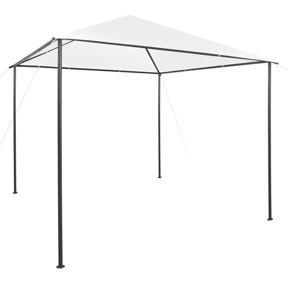 vidaXL Pavillon 3x3x2,7 m Weiß 180 g/m²