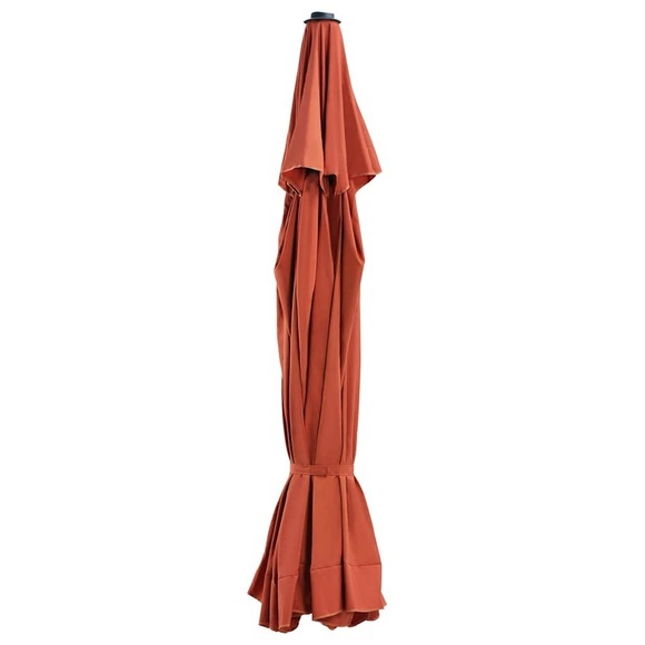 vidaXL Ersatzbezug für Sonnenschirm Terracotta-Rot 500 cm