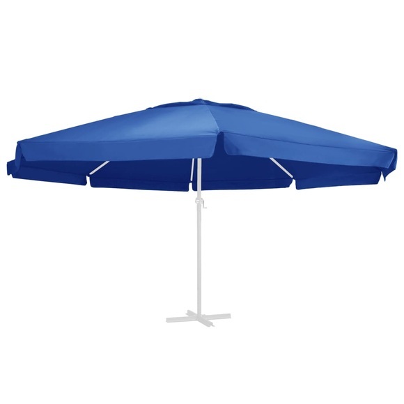 vidaXL Ersatzbezug für Sonnenschirm Azurblau 600 cm