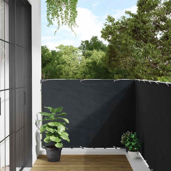vidaXL Balkon-Sichtschutz Anthrazit 120x500 cm Oxford-Gewebe
