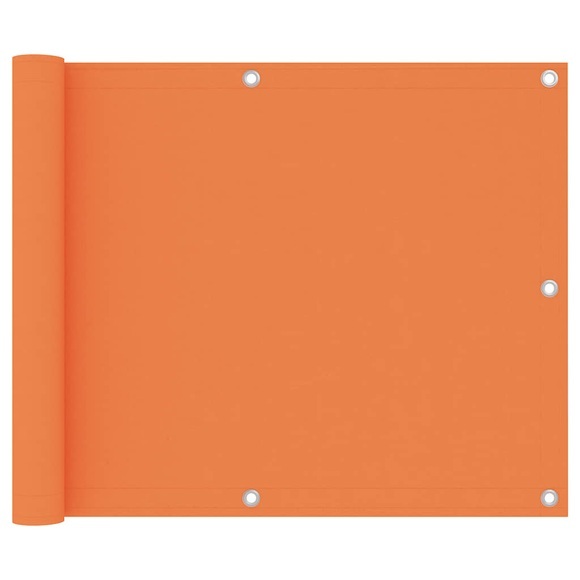 vidaXL Balkon-Sichtschutz Orange 75x300 cm Oxford-Gewebe