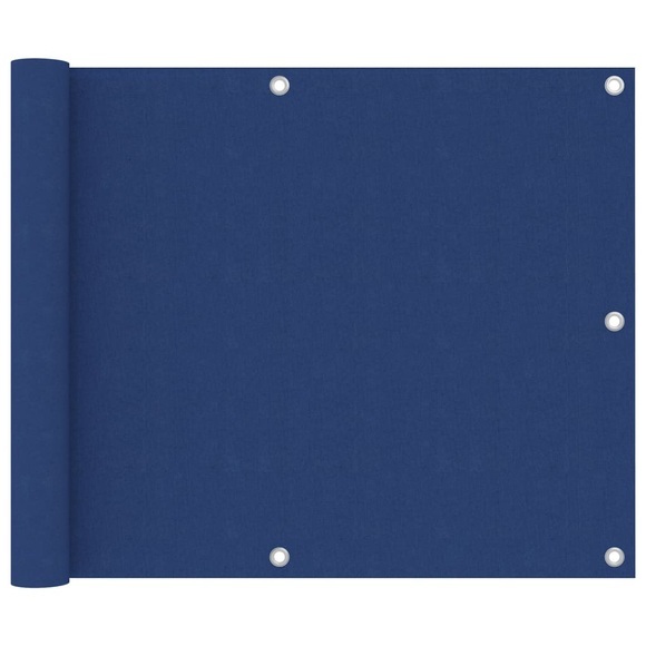 vidaXL Balkon-Sichtschutz Blau 75x300 cm Oxford-Gewebe