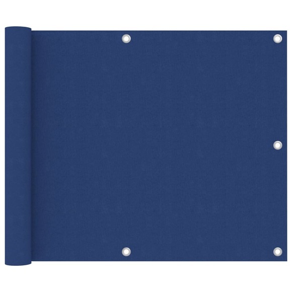 vidaXL Balkon-Sichtschutz Blau 75x600 cm Oxford-Gewebe