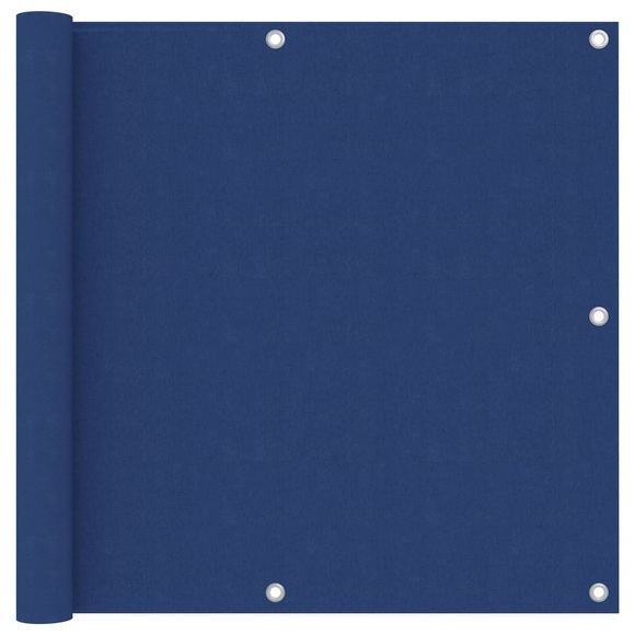 vidaXL Balkon-Sichtschutz Blau 90x400 cm Oxford-Gewebe