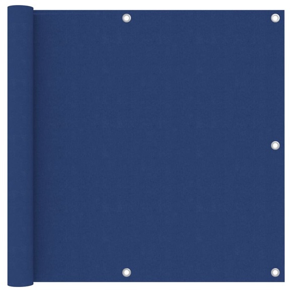 vidaXL Balkon-Sichtschutz Blau 90x500 cm Oxford-Gewebe