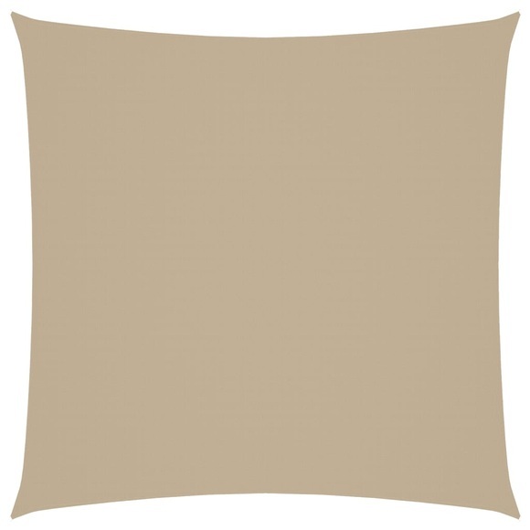 vidaXL Sonnensegel Oxford-Gewebe Quadratisch 4x4 m Beige