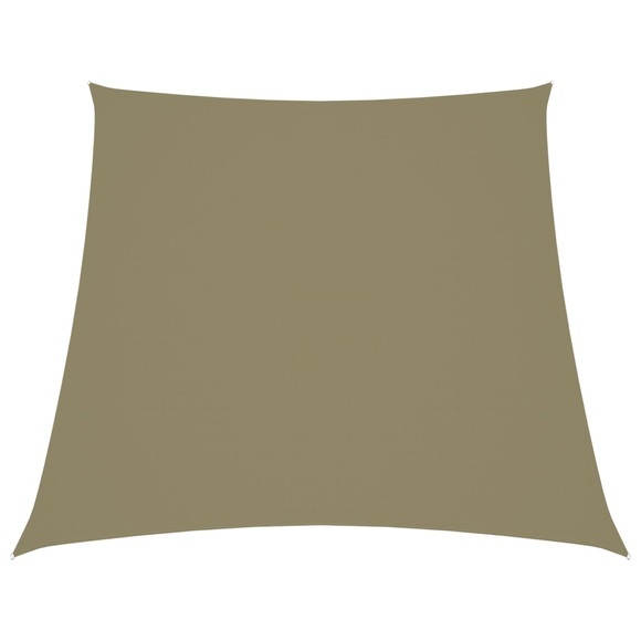 vidaXL Sonnensegel Oxford-Gewebe Trapezförmig 3/4x2 m Beige