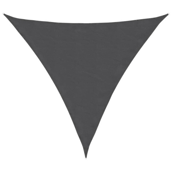 vidaXL Sonnensegel Oxford-Gewebe Dreieckig 4,5x4,5x4,5 m Anthrazit