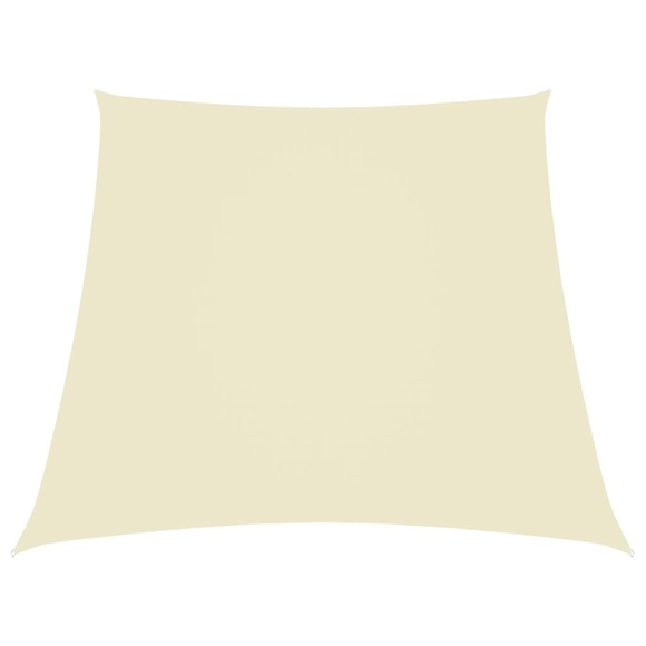 vidaXL Sonnensegel Oxford-Gewebe Trapezförmig 3/4x2 m Creme