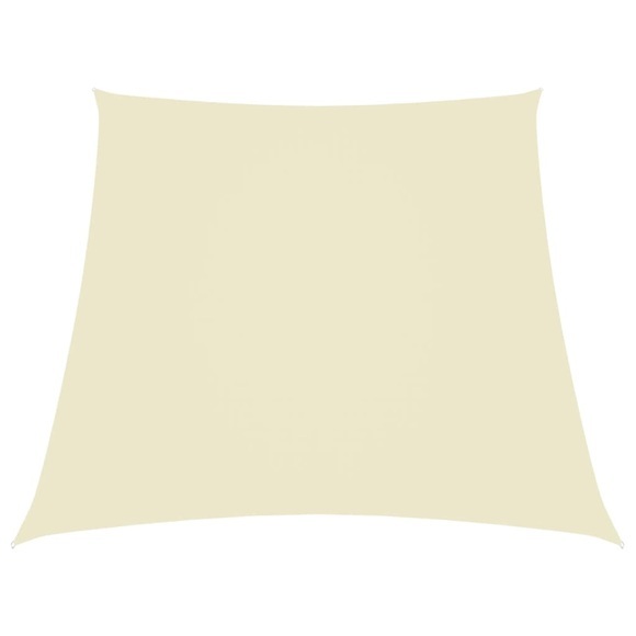 vidaXL Sonnensegel Oxford-Gewebe Trapezförmig 3/4x3 m Creme