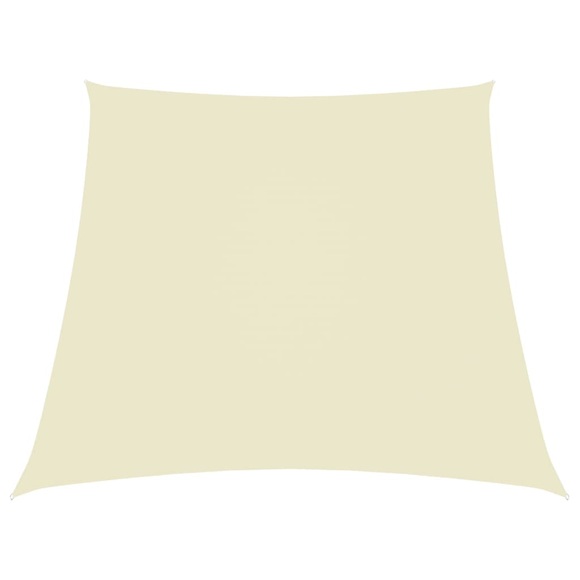 vidaXL Sonnensegel Oxford-Gewebe Trapezförmig 4/5x3 m Creme