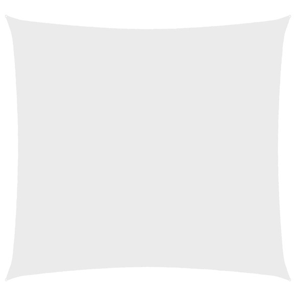 vidaXL Sonnensegel Oxford-Gewebe Quadratisch 6x6 m Weiß