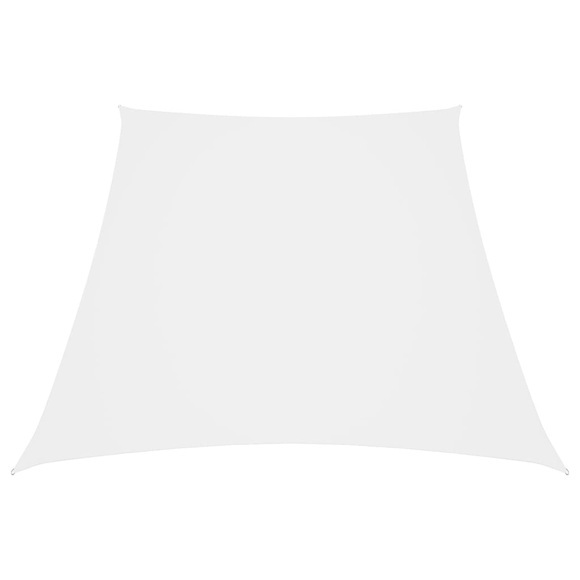 vidaXL Sonnensegel Oxford-Gewebe Trapezförmig 3/4x2 m Weiß