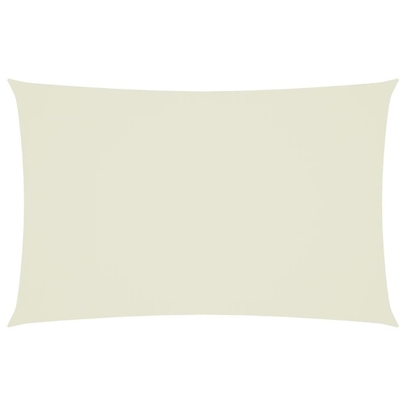 vidaXL Sonnensegel Oxford-Gewebe Rechteckig 2,5x5 m Creme