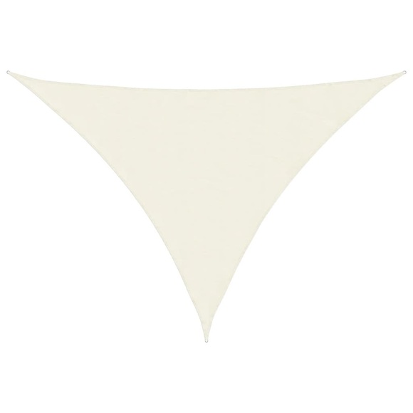 vidaXL Sonnensegel Oxford-Gewebe Dreieckig 5x7x7 m Creme