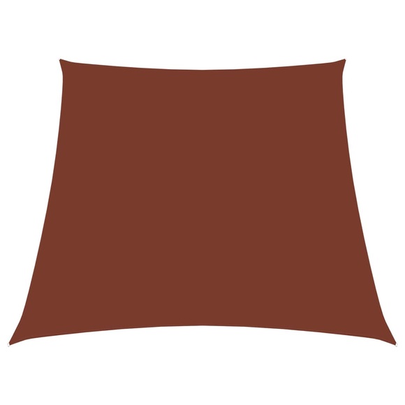 vidaXL Sonnensegel Oxford-Gewebe Trapezförmig 3/4x2 m Terracotta-Rot
