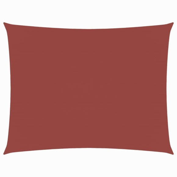 vidaXL Sonnensegel Oxford-Gewebe Rechteckig 4x5 m Terrakottarot