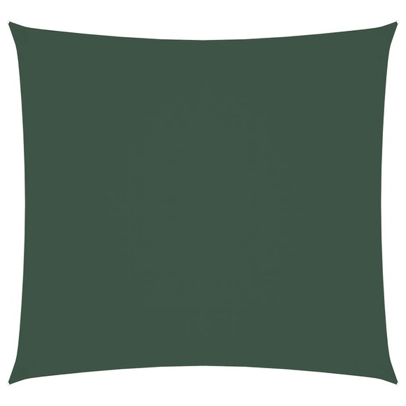 vidaXL Sonnensegel Oxford Gewebe Quadratisch 3,6x3,6 m Dunkelgrün