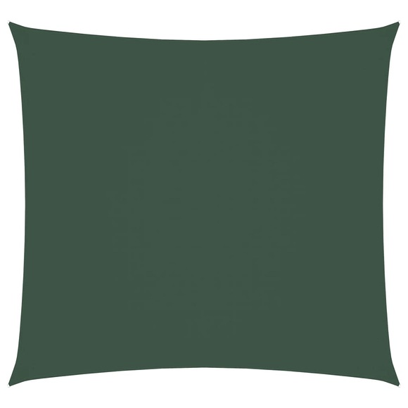 vidaXL Sonnensegel Oxford Gewebe Quadratisch 3,6x3,6 m Dunkelgrün