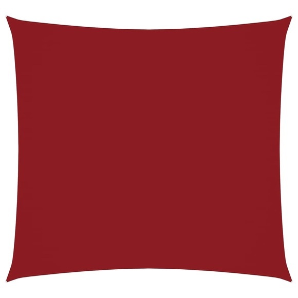 vidaXL Sonnensegel Oxford-Gewebe Quadratisch 2x2 m Rot