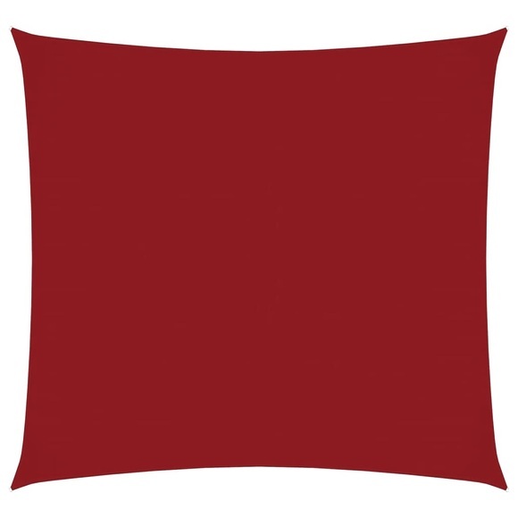 vidaXL Sonnensegel Oxford-Gewebe Quadratisch 4x4 m Rot