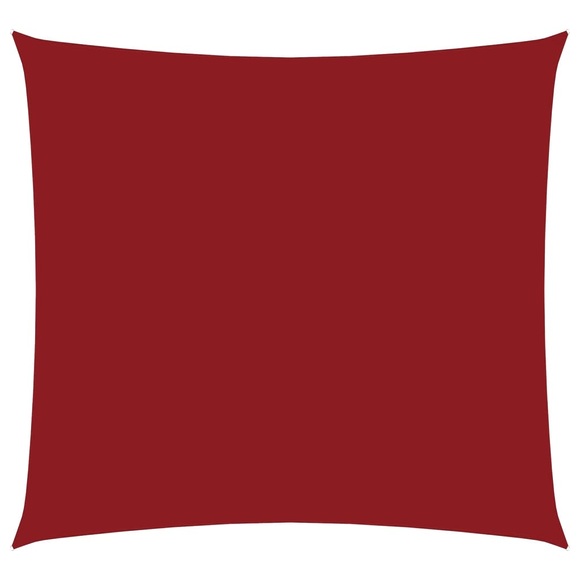 vidaXL Sonnensegel Oxford-Gewebe Quadratisch 4,5x4,5 m Rot