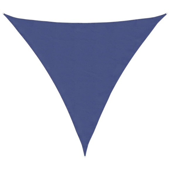 vidaXL Sonnensegel Oxford-Gewebe Dreieckig 4x4x4 m Blau