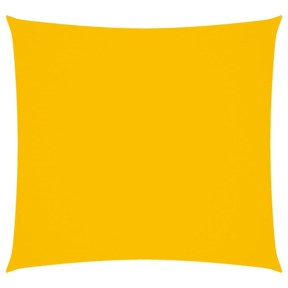 vidaXL Sonnensegel Oxford-Gewebe Quadratisch 7x7 m Gelb