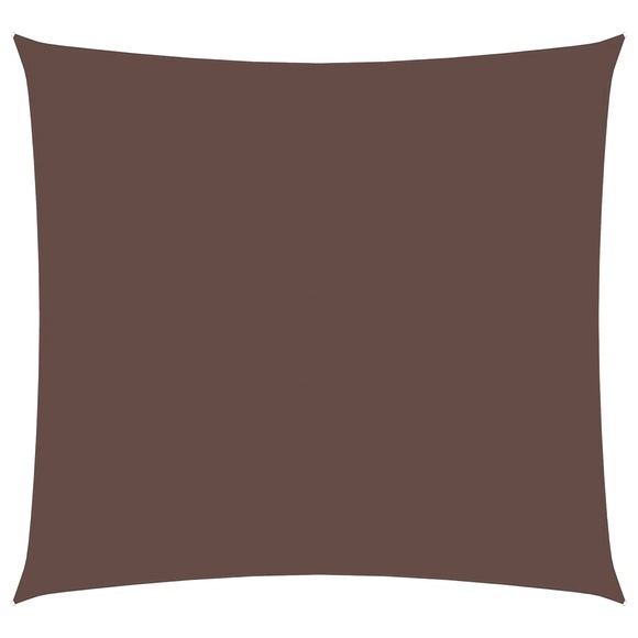vidaXL Sonnensegel Oxford-Gewebe Quadratisch 4x4 m Braun